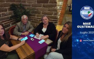 Incontro MAIE Costa Rica e MAIE Guatemala con Paola Ceccon, José Sebastián Marcucci, Flavia Cerroni e Benedetta Poggio a Guatemala City – 31 luglio 2025